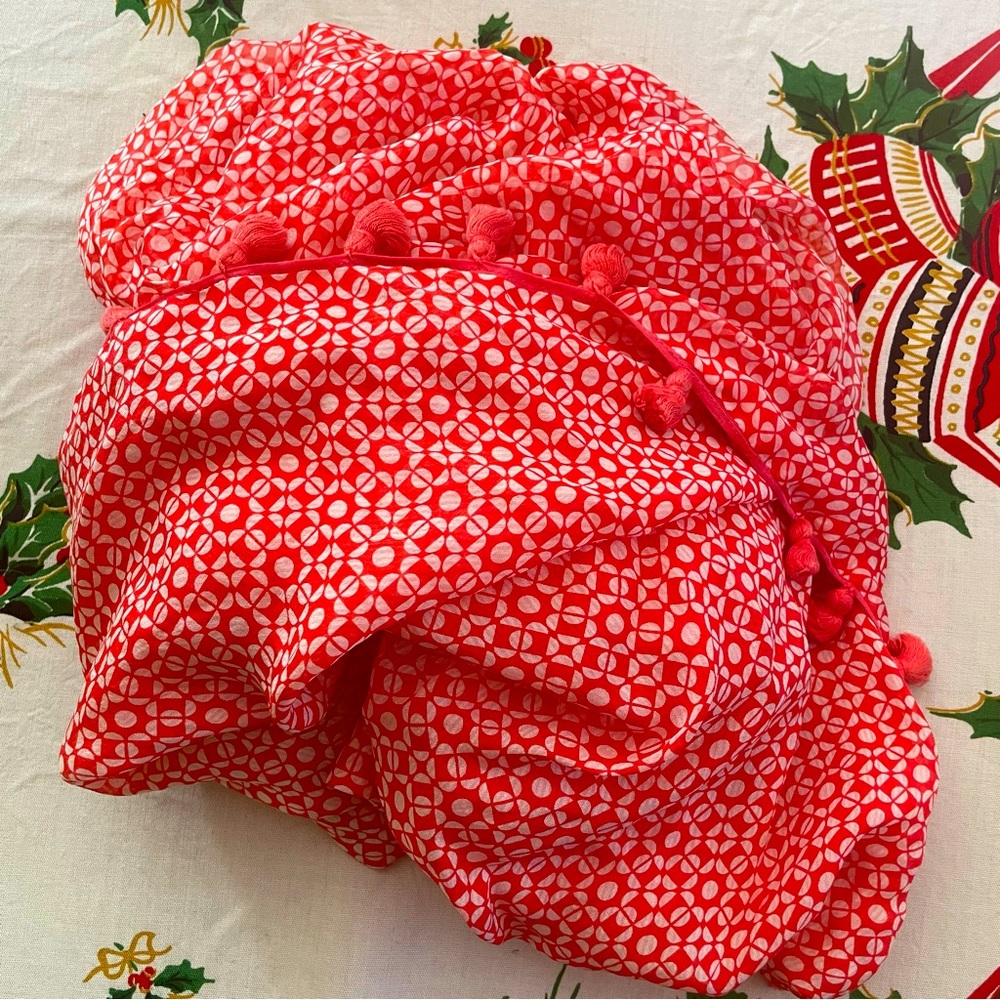 J. Crew Infinity Scarf with Tassels